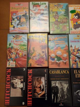 Cintas de VHS. Precio negociable