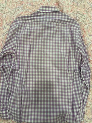 camisa cuadros  carolina herrera