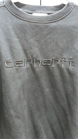 SUDADERA NEGRA CARHARTT TALLA M 