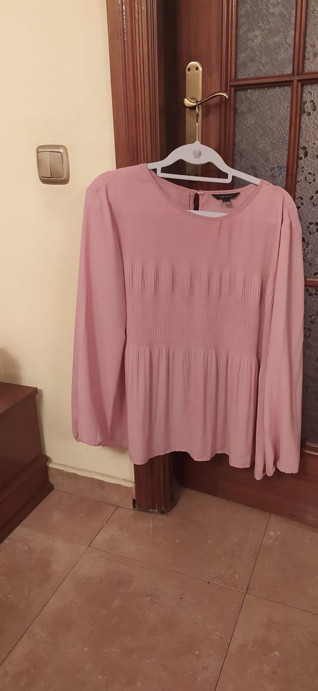 Blusa Cortefiel Rosa Palo