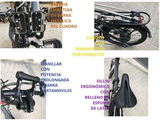 Bicicleta eléctrica plegable