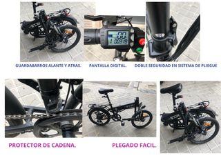 Bicicleta eléctrica plegable