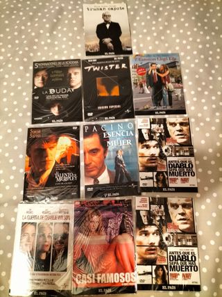 Lote 10 peliculas variadas