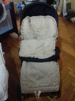 Conjunto carrito tres piezas marca Jané.