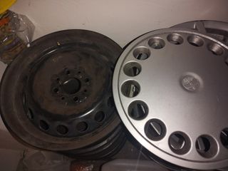 Cerchi in ferro e copricerchi da 14 alfa romeo