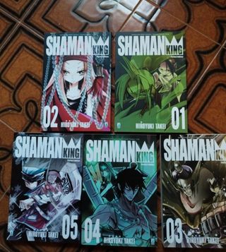 Shaman king dal 1-5, fumetto/manga