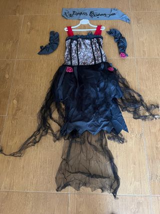 DISFRAZ NIÑA zombi reina del baile