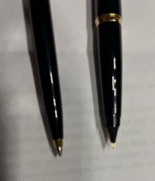 Pluma estilografica y boligrafo Parker