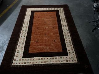 Alfombra grande marron