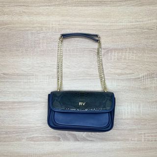 Bolso Roberto Verino pequeño piel estilo serpiente