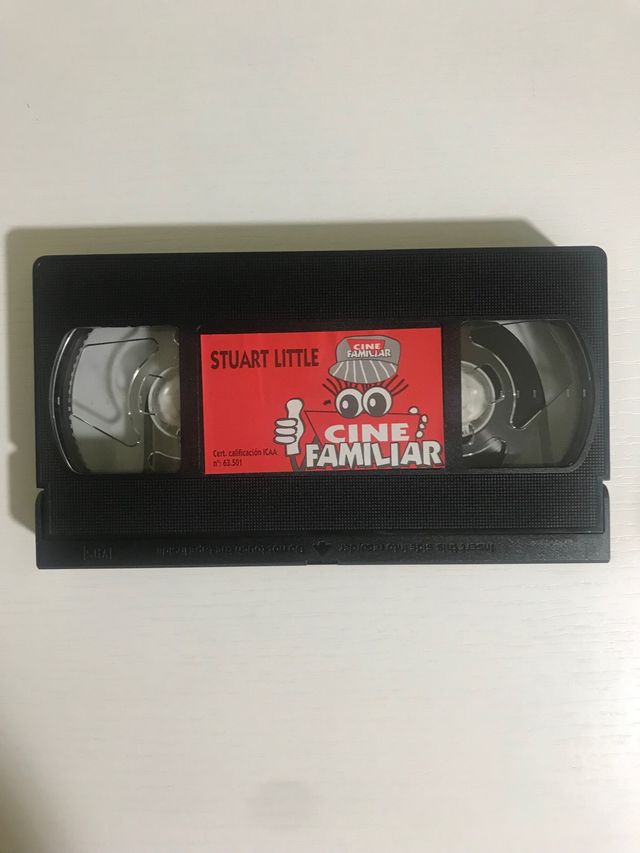 Cinta video VHS Stuart Little, un ratón en familia