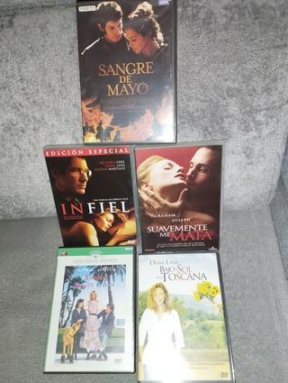 5 películas en dvd