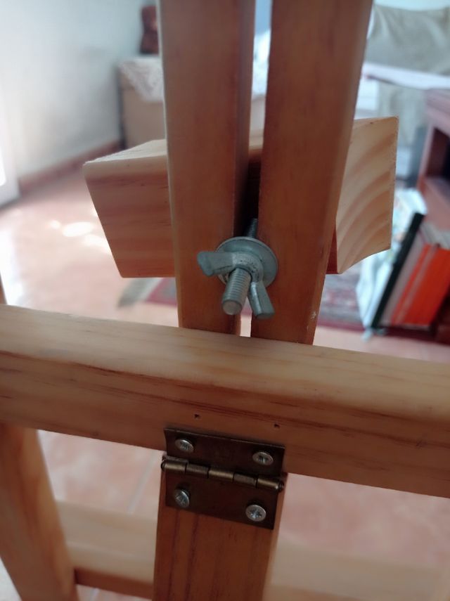 Atril de madera para pintura