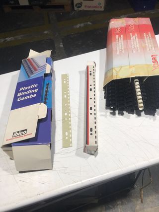 ENCUADERNADORA PERFORADORA DE CANUTILLOS