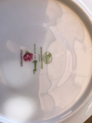 Noviembre Taza y plato porcelana alemana