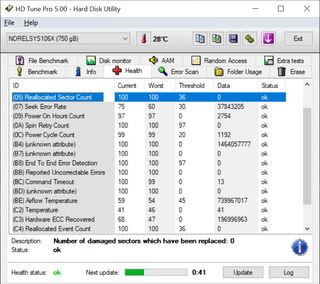 Disco duro 750GB Seagate SATA sin errores