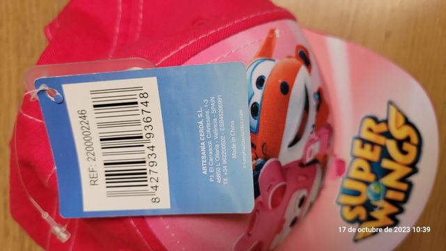 Gorra+gafas de sol AVIONES, Disney. 