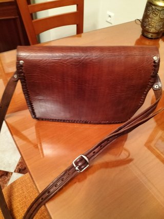 Bolso cuero 20x25
