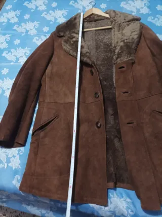 Abrigo hombre piel cordero 100% talla xl