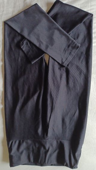 Leggings a vita alta neri donna