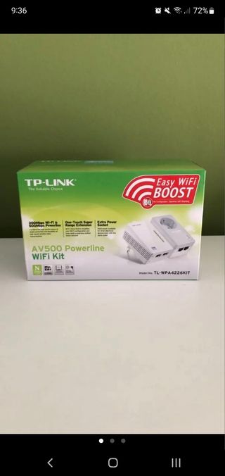 COMO NUEVO! TP-Link AV500 powerline Wifi Kit