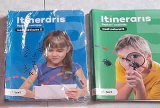 Libros de texto colegio Itineraris 5