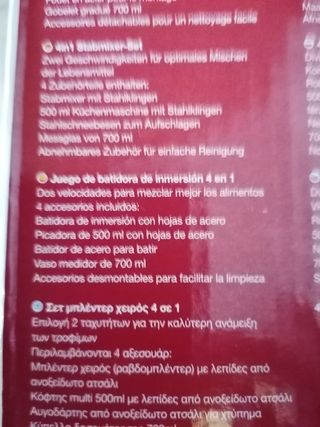BATIDORA SET 4 EN 1