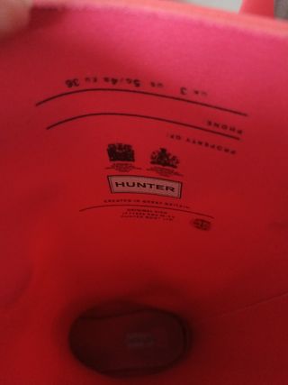 Botas de agua HUNTER N° 36