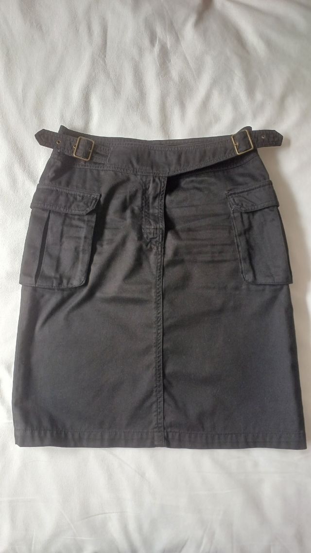 Falda negra bolsillos Pepe Jeans