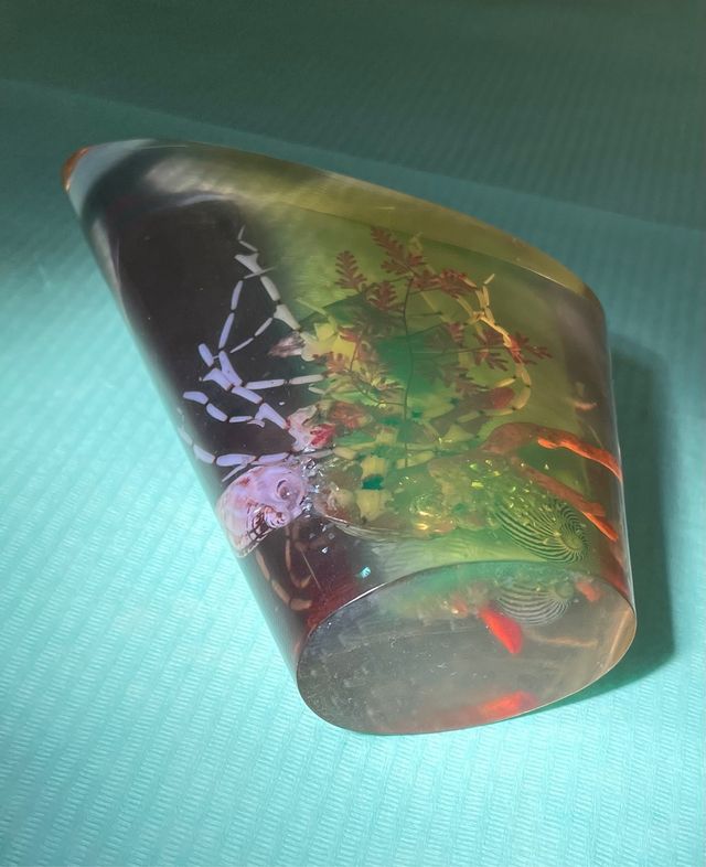 pisapapeles metacrilato años 70