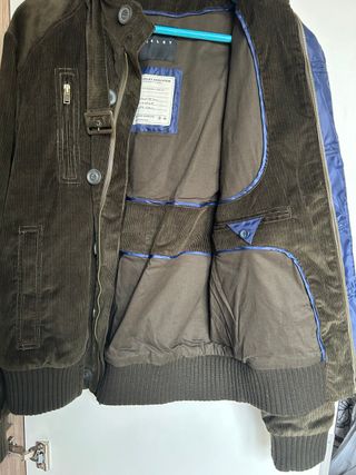 Giubbetto Sisley Velluto Marrone