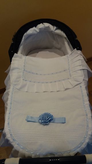 Colcha + bolso coche-silla bebe