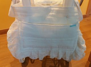 Colcha + bolso coche-silla bebe