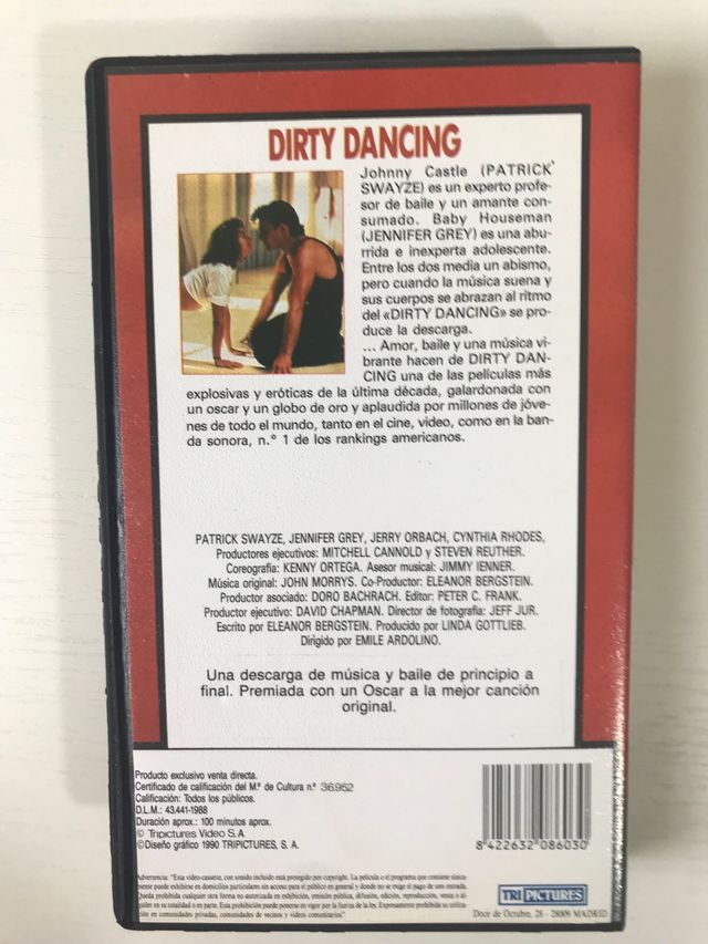 Cinta video VHS Dirty dancing