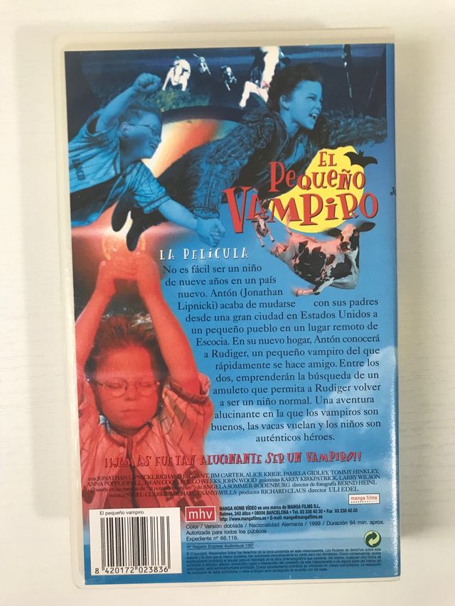 Cinta video VHS El pequeño vampiro