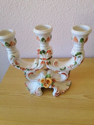 Candelabro cerámica