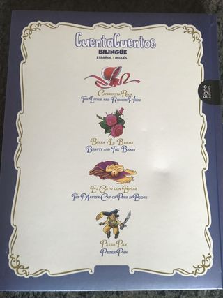 Cuenta Cuentos Bilingue Español-Inglés Impecable