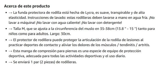 RODILLERAS DEPORTIVAS COMPRESION XL