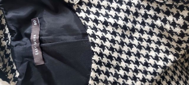 Vestido midi pata de gallo