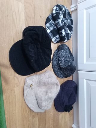 LOTE Gorras invierno chica