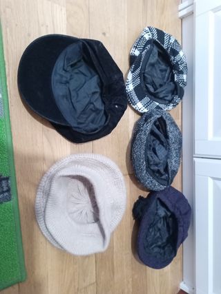 LOTE Gorras invierno chica