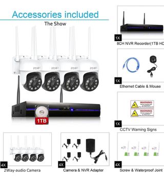 Kit Cámaras Seguridad Exteriores - Nuevo