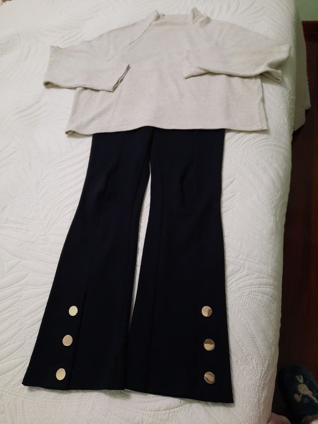 Pantalón, regalo jersey.