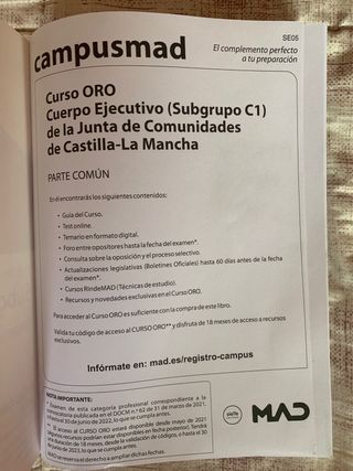 temario comun cuerpo ejecutivo CLM