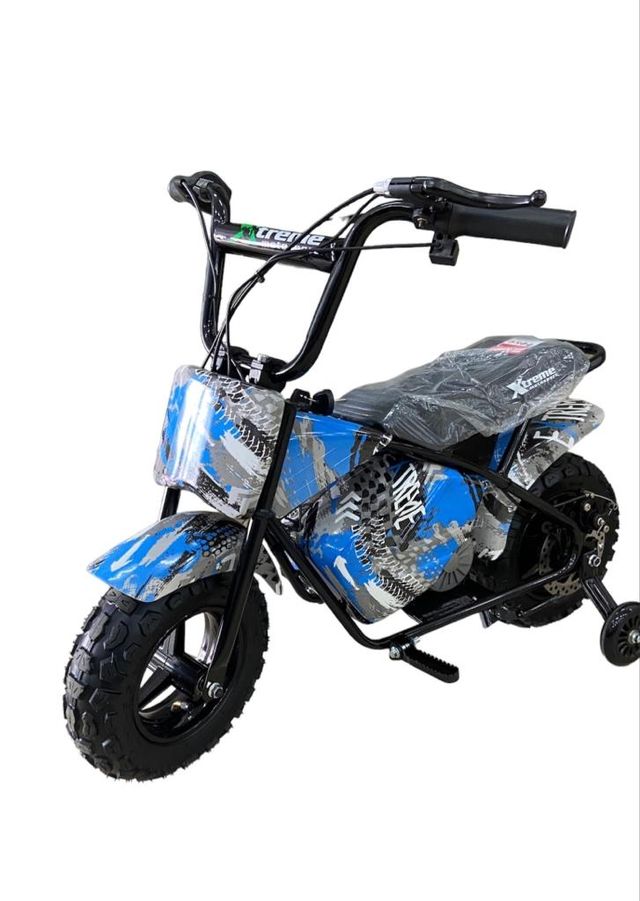 Mini moto eléctrica con ruedines nuevos modelos 