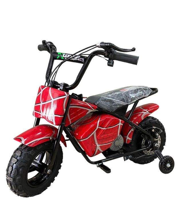 Mini moto eléctrica con ruedines nuevos modelos 