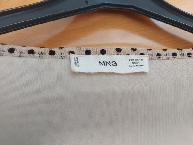 Camisa gasa con puntitos