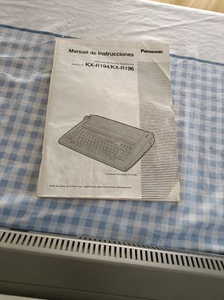 Maquina escribir electrica Panasonic