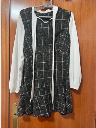 Vestido con manga de camisa