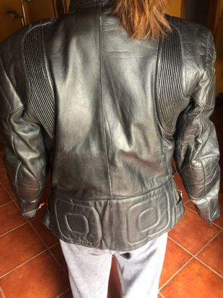 chaqueta moto piel tallla 36